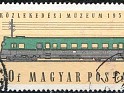 Hungary 1959 Train 30 F Multicolor Scott 1225. Hungria 1225. Uploaded by susofe